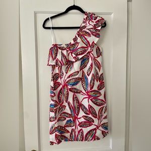 NWT J. Crew one shoulder shift dress